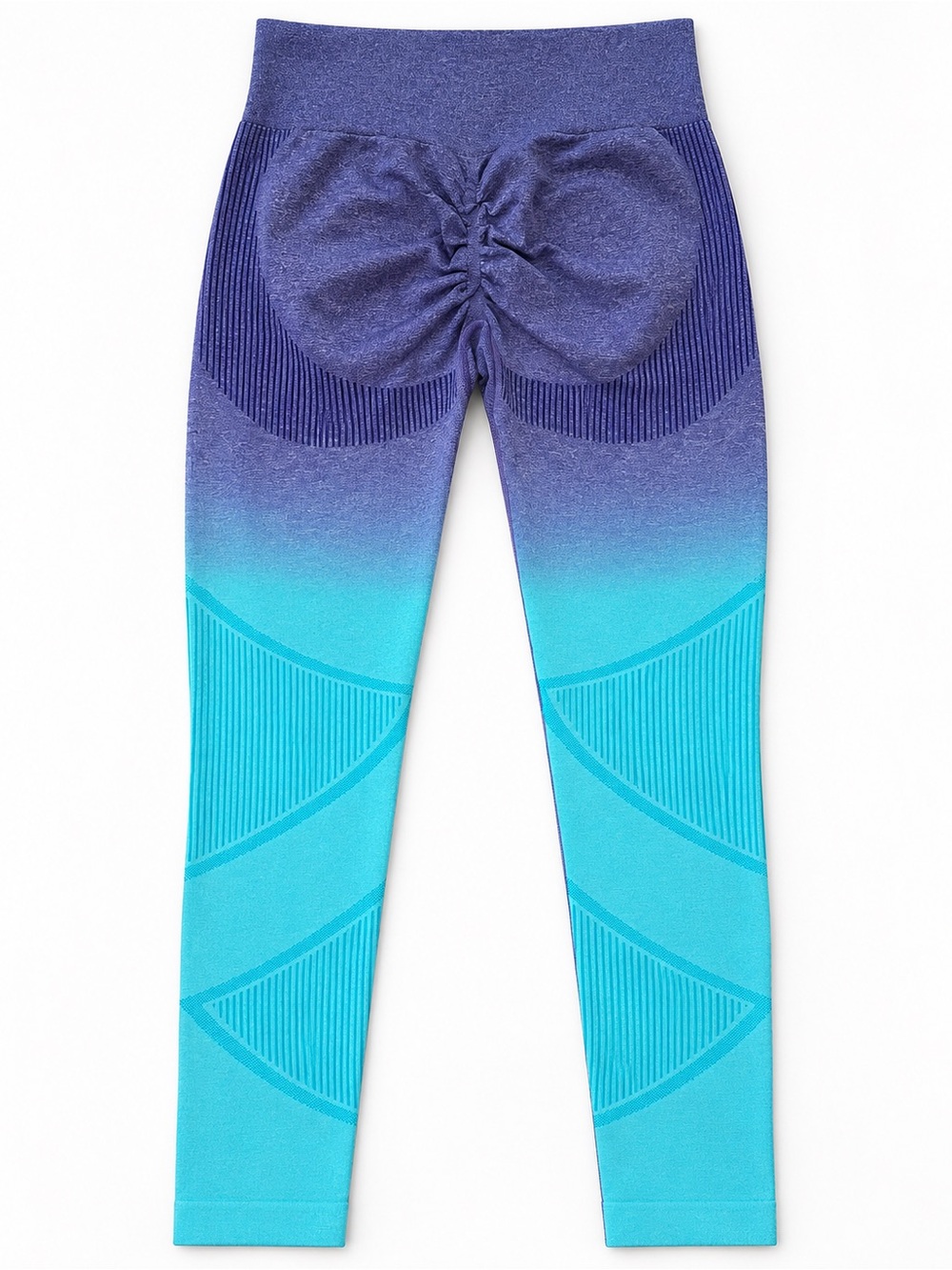 Halara Seamless Ombre Butt Lifting Leggings Purple Teal Size L